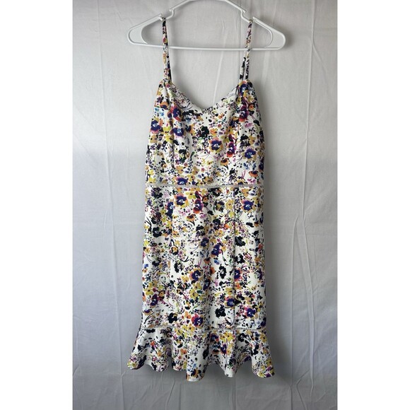 Betsey Johnson Dresses & Skirts - Betsey Johnson Womens Size 10 Floral Knee High Dress Sweetheart Spaghetti Strap